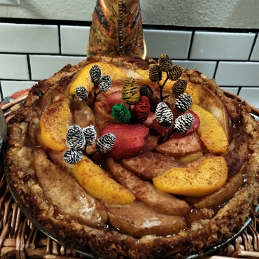 Holiday Collection Vol. 1 Rustic Pear & Peach Autumn Torte: A Celebration of Orchard Flavors
